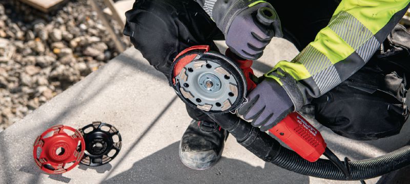 Diamanttopfscheibe P Universal Diamanttopfscheibe der Standard-Leistungsklasse für zügiges Winkelschleifen auf Beton, Estrich und Naturstein Anwendungen 1