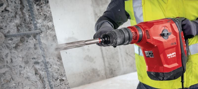 Bohrhammer TE 70-ATC/AVR Sehr leistungsstarker Bohrhammer SDS Max (TE-Y) für schwere Bohr- und Meißelarbeiten in Beton Anwendungen 1