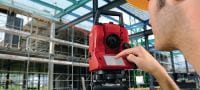 Totalstation POS 18 Präzise Totalstation für den Zweipersonenbetrieb mit einer Winkelmessgenauigkeit von 3  Anwendungen 2