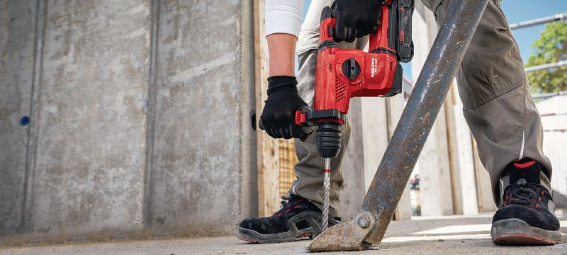 Akku-Bohrhammer TE 6-22 Vielseitiger SDS Plus Akku-Bohrhammer mit großem Bohrbereich, Feinmeißel und Schnellwechselaufnahme (Nuron Akku-Plattform) Anwendungen 1