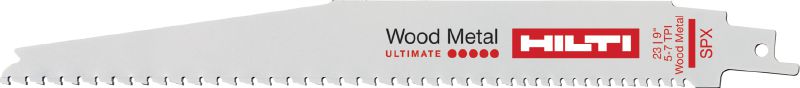 Säbelsägeblätter für Holz mit Nägeln Hartmetallbeschichtetes Säbelsägeblatt der Ultimate-Leistungsklasse für Abbrucharbeiten im Holz mit viel Metall
