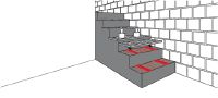 Füllschaum für Treppenstufen CF T 200 Extrem schnell aushärtender Zweikomponenten-Füllschaum für produktive Befestigungen von Treppenstufen Anwendungen 1