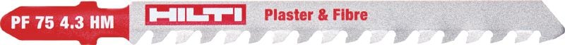 Stichsägeblatt für Gipskarton, Zement und Kunststoff Stichsägeblatt der höchsten Leistungsklasse für schnelle Schnitte in Gipskarton und verstärkten Kunststoffen