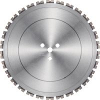 Wandsägeblatt SPX LC-5E Equidist (Aufnahme-Ø 25,4) Wandsägeblatt (5 kW) der höchsten Leistungsklasse, entwickelt für hohe Geschwindigkeiten und lange Lebensdauer in armiertem Beton (Aufnahme Ø 25,4)