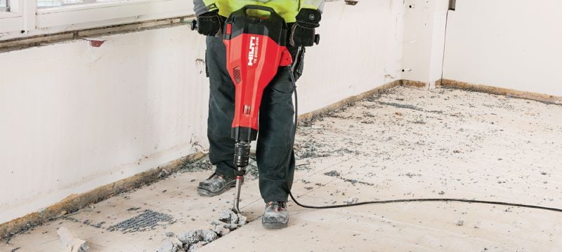 Elektrischer Abbruchhammer TE 2000-AVR Leistungsstarker und äußerst leichter Abbruchhammer mit TE-S Aufnahme für Abbrucharbeiten in Beton Anwendungen 1