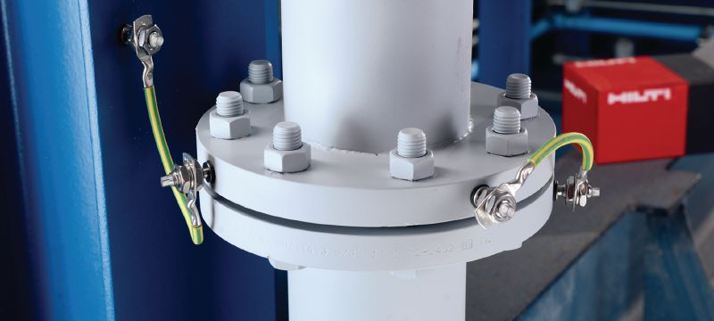 Elektrischer Verbinder S-BT-ER HL Gewindeschraubbolzen (Edelstahl, metrisches oder Whitworth-Gewinde) für elektrische Verbindungen in Stahl in stark korrosiven Umgebungen Anwendungen 1