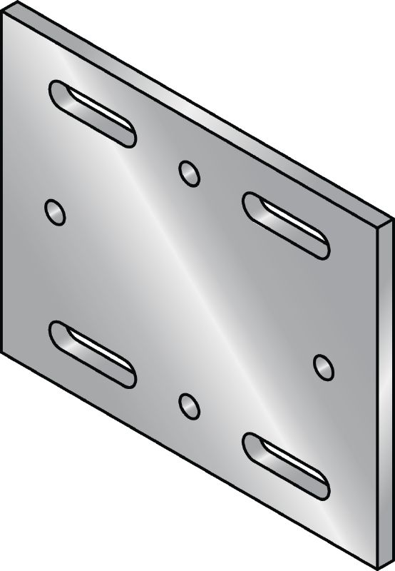 Grundplatte MIB-SH Feuerverzinkte Grundplatte zur Befestigung von MI Montageträgern auf Stahl