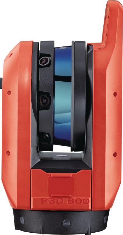 Hilti P3D 800 Laserscanner 3D-Laserscanner für die Realitätserfassung auf Baustellen; erstellt schnelle und genaue Punktwolken und lässt sich in gängige Bemessungssoftware integrieren