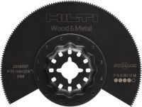 Sägeblatt für das Multitool BIM-segmentiertes Sägeblatt für das oszillierende Multitool, zum Sägen durch Holz mit Nägeln, Kunststoff und Metall