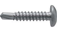 Metallbau-Selbstbohrschrauben S-MD03PS Selbstbohrschraube mit Linsenkopf (A2 rostfrei) ohne Unterlegscheibe für mitteldicke Metall–Metall-Befestigungen (bis 6,0 mm)