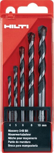 5 Bohrersatz 4-10 mm Bohrer für Beton HILTI Original MDB Mauerwerksbohrer Set 