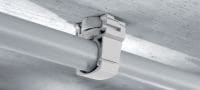 X-EKSC MX Rohrschelle Kunststofffixbride für Kabel/Rohre mit Klick-Design und Schnappverschluss zur Verwendung mit magazinierten Nägeln Anwendungen 2