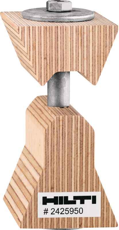 HTC-P2P Holzbauverbinder Holzverbindersystem zum Ausrichten und Befestigen von Brettsperrholzplatten im Massivholzbau