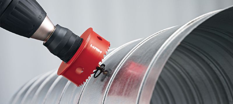 Zubehör HS-ME Bimetall-Lochsäge MetalCut-Adapter und Zubehör Anwendungen 1