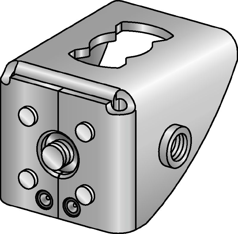 MQ3D Verbinder Galvanisch verzinkte Elemente für die Montage von 3D-Konstruktionen vor Ort