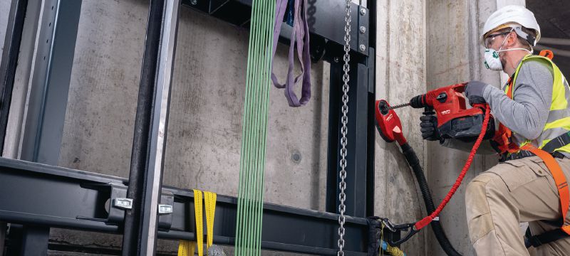 TE 30-22 Akku-Bohrhammer Leistungsstarker SDS Plus (TE-C) Akku-Bohrhammer mit aktiver Vibrationsreduktion und elektronischer Schnellabschaltung ATC zum Bohren und Meißeln in Beton (Nuron Akku-Plattform) Anwendungen 1