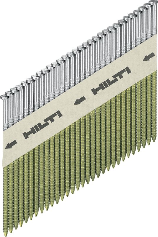 GX-WF Profilierte Nägel (blank) Blanker, profilierter Rahmennagel für das Setzgerät GX 90-WF zur Befestigung von Holz an Holz