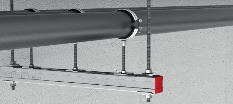 MQZ-P Lochplatte Galvanisch verzinkte Schienenplatte für Trapezmontage und Verankerung Anwendungen 1