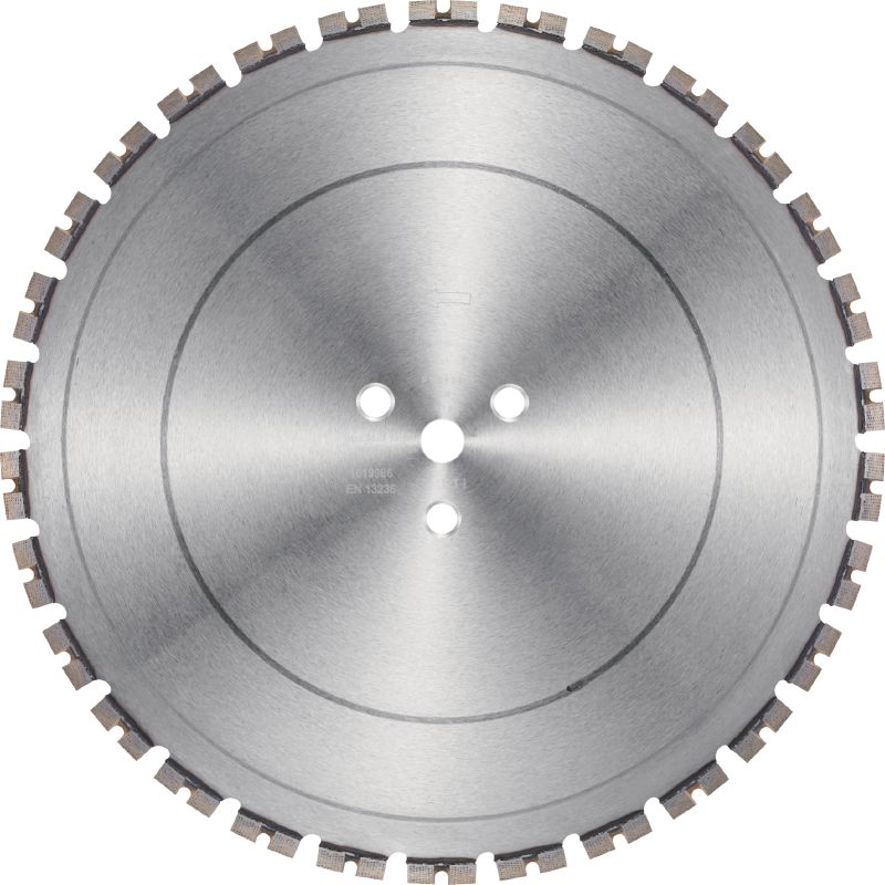 Wandsägeblatt SPX LC-5E Equidist (Aufnahme-Ø 25,4) Wandsägeblatt (5 kW) der höchsten Leistungsklasse, entwickelt für hohe Geschwindigkeiten und lange Lebensdauer in armiertem Beton (Aufnahme Ø 25,4)